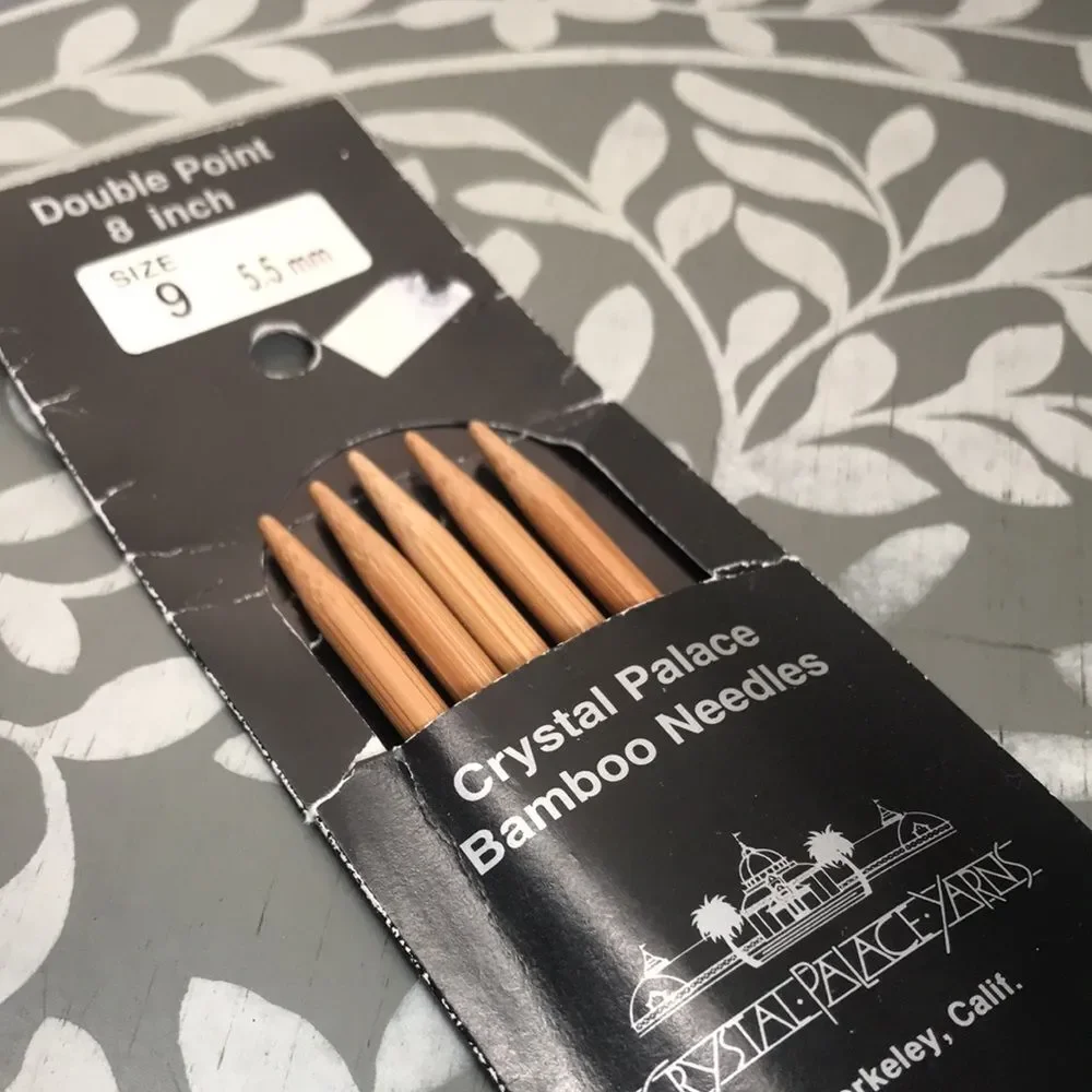 Crystal Palace US Size 9 Double Point Bamboo Needles